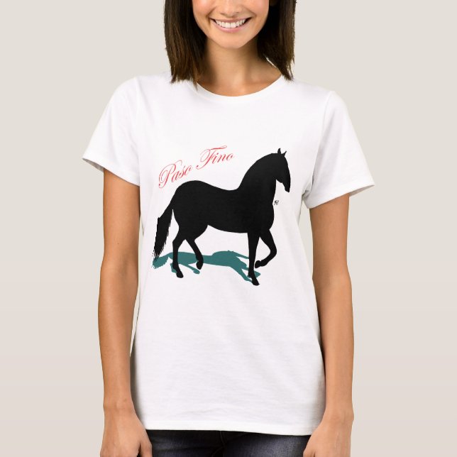 Paso Fino Silhouette Shadow T-Shirt (Front)