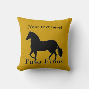 Paso Finos - Personalize It Throw Pillow