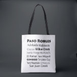 Paso Robles Wine Country Shoulder Tote Bag<br><div class="desc">Exceptional wine country gift!  Paso Robles - California's wild west wine country!</div>