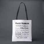 Paso Robles Wine Country Shoulder Tote Bag<br><div class="desc">Exceptional wine country gift! Paso Robles - California's wild west wine country!</div>