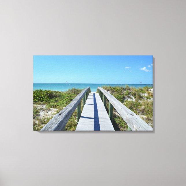 Pass-A-Grille Beach, FL Canvas Print (Front)