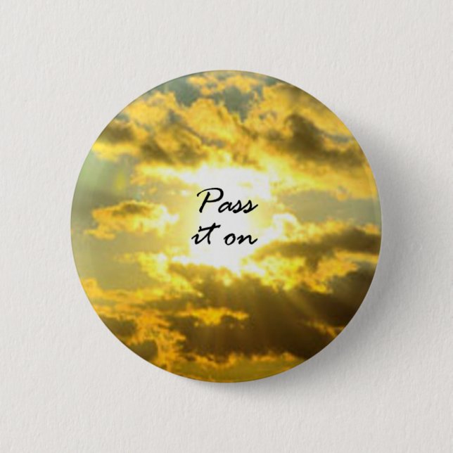 Pass It On 2 Inch Round Button (Front)