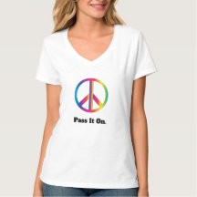 Pass It On | Colourful Peace Sign | 