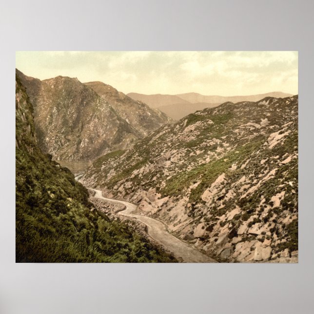 Pass of Ballaghbema, County Kerry archival print (Front)