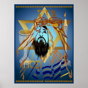 Pass Over Collage Blue Print