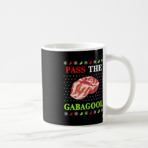 Pass the Gabagool Tacky Ugly Christmas For Men Wo Coffee Mug