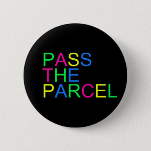 Pass the Parcel 2 Inch Round Button