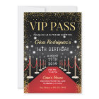 Pass VIP pour invitation avec tapis rouge