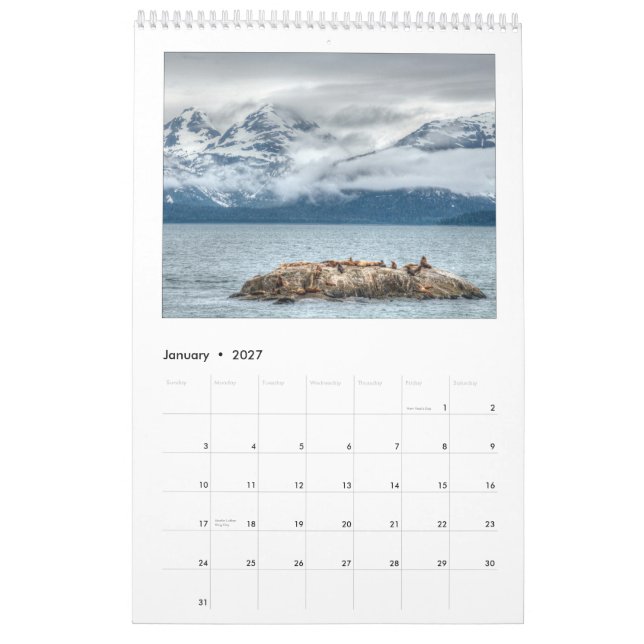 Passages 2013 calendar (Jan 2027)