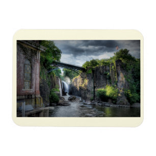 Passaic Falls, Paterson, New Jersey Vintage  Magnet