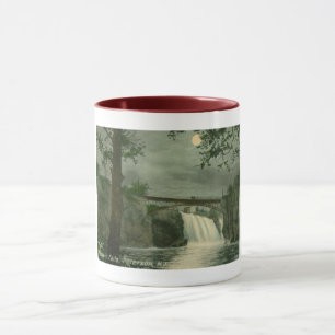 Passaic Falls, Paterson NJ Vintage Mug