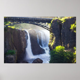 Passaic Waterfalls Poster