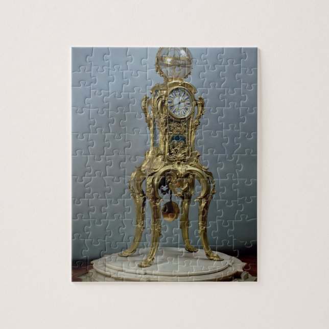 Passament astronomical clock made by Jacques Caffi Jigsaw Puzzle (Vertical)