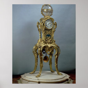 Passament astronomical clock made by Jacques Caffi Poster