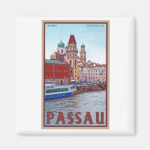 Passau - Donau Waterfront Magnet