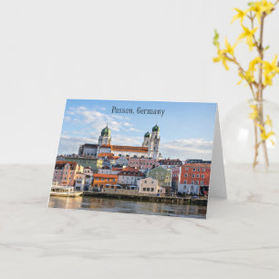 Passau, Germany cityscape photograph Card