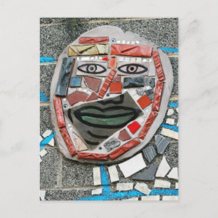 Passayunk Mural Face Postcard