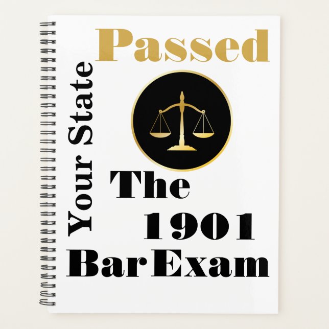 Passé l'examen à barres (Personnaliser et année) (Devant)