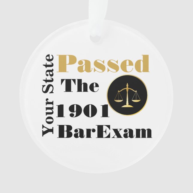 Passé l'examen à la barre (Personnaliser, état et  (devant)