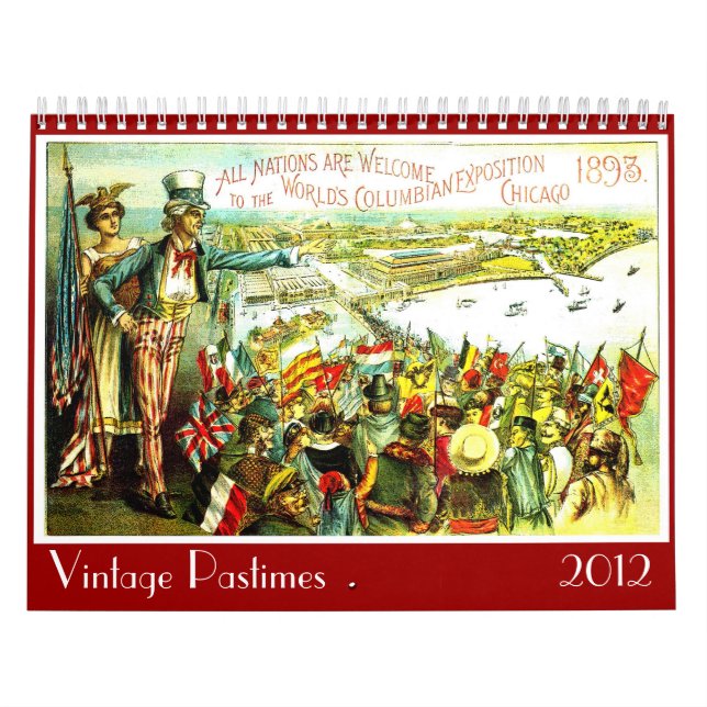 Passe-temps vintages - calendrier (Protection)