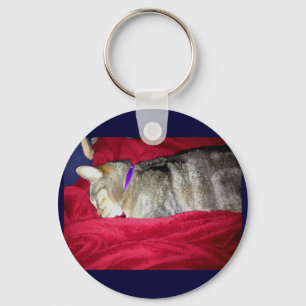 Passed Out Indigo Keychain