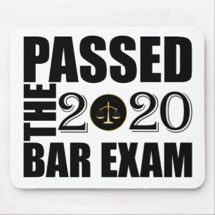 Passed the 2020 Bar Exam Mouse Pad