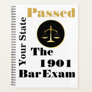 Passed the Bar Exam (Customize State and Year) Planner