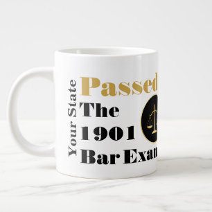 Passed the Bar Exam (Customize State & Year) Large Coffee Mug