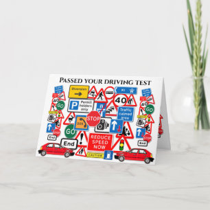 Passed your Driving Test ~ Congratulations! Card