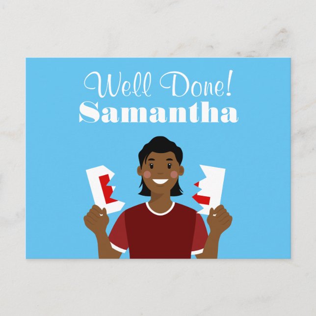 Passed your text Avatar Announcement Postcard (Front)