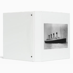Passenger Liner Steamship RMS Titanic Binder
