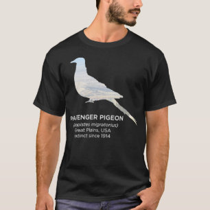 Passenger Pigeon Extinct Endangered Species T-Shirt