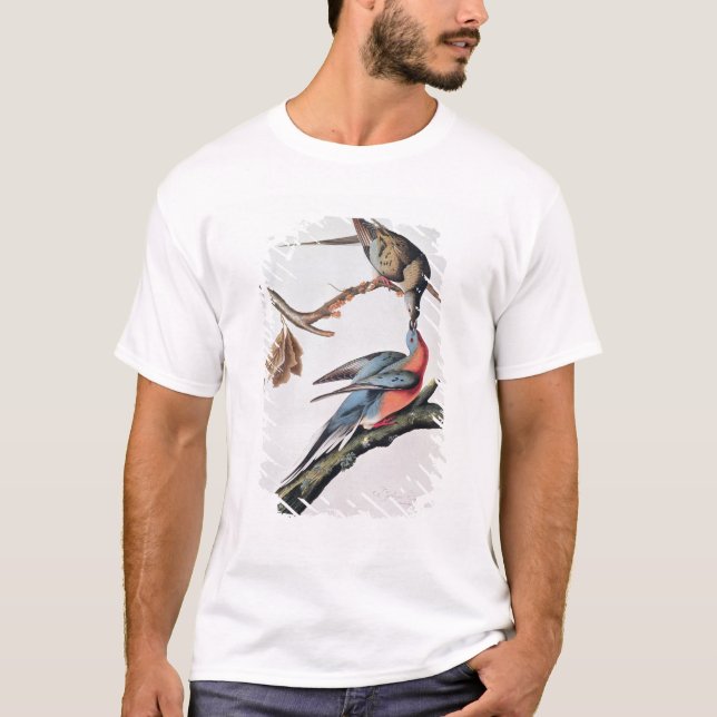 Passenger Pigeon, from 'Birds of America' T-Shirt (Front)