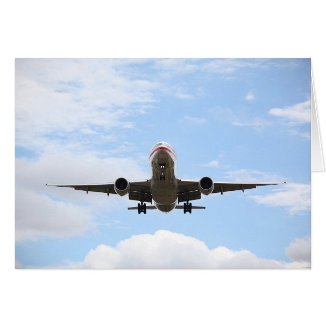 Passenger Plane (Front Horizontal)