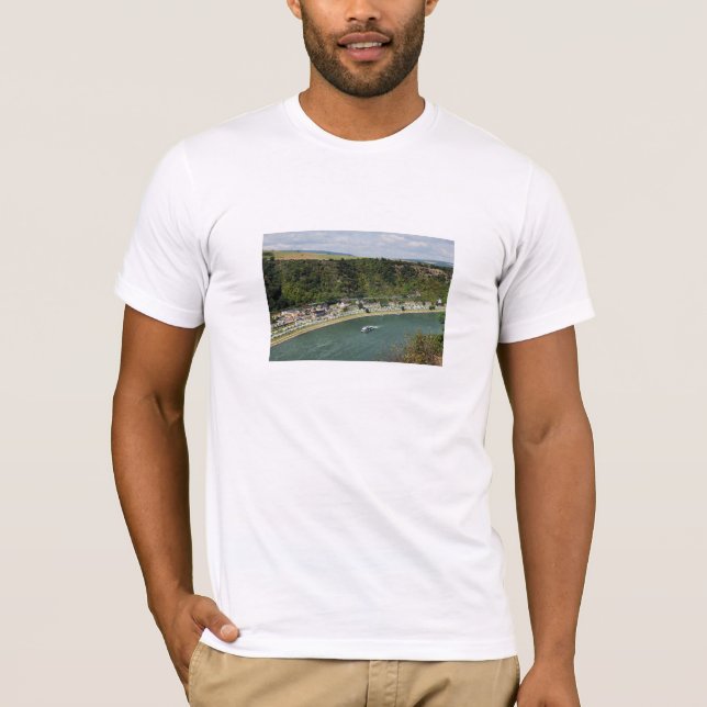 passenger train at Loreley T-Shirt (Front)
