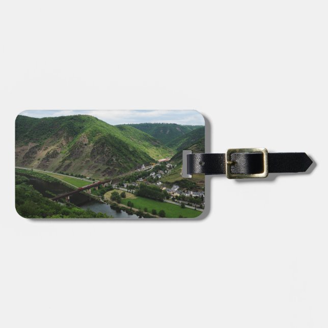 passenger train in Ediger-Eller Luggage Tag (Front Horizontal)