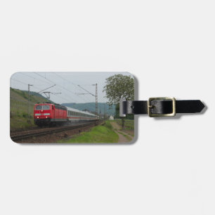 passenger train in Pomerania Luggage Tag