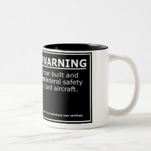 PASSENGER WARNING Two-Tone COFFEE MUG