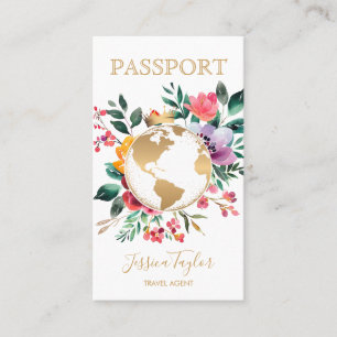 Passeport Agence de Voyage Carte Mondiale Passe D'