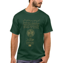 Passeport algérien T-shirt