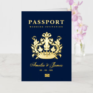 Passeport Destination Mariage vraie invitation Foi