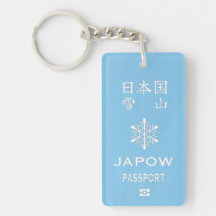 Passeport JAPOW personnalisé BLANC