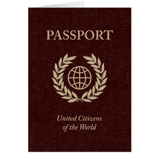 passeport marron (Devant)