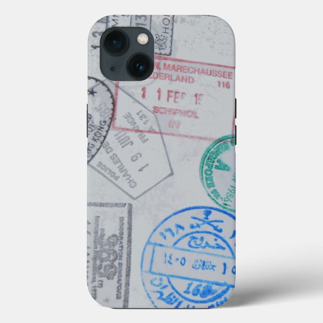 Passeport Visa Design Apple Coque iphone Design (Verso)