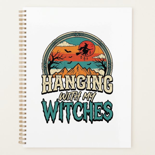 Passer du temps avec mes sorcières design Hallowee (Devant)