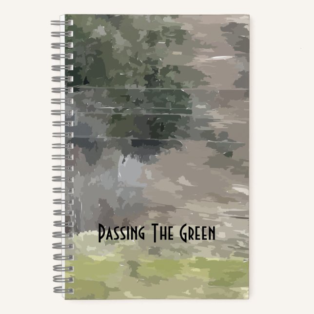 Passer Le Carnet Spiral Vert (Recto)