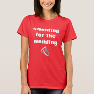 PASSER POUR le t-shirt fitness MARIAGE pour la mar