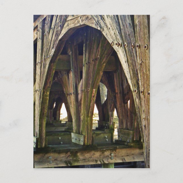 Passerelle vers aucune carte postale (Devant)