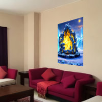 Passerelle vers l'enfer | AI Art Poster