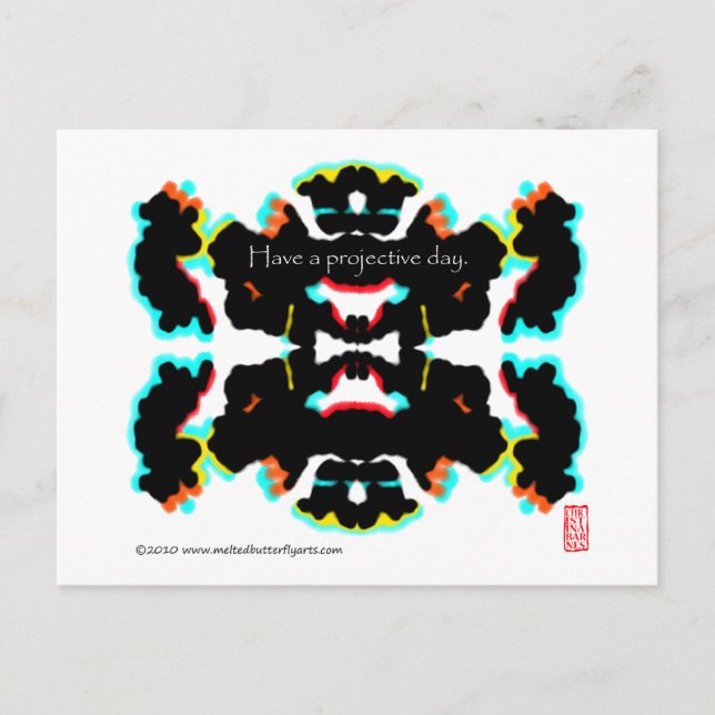 Passez une journée de projection.- Carte postale (Devant)